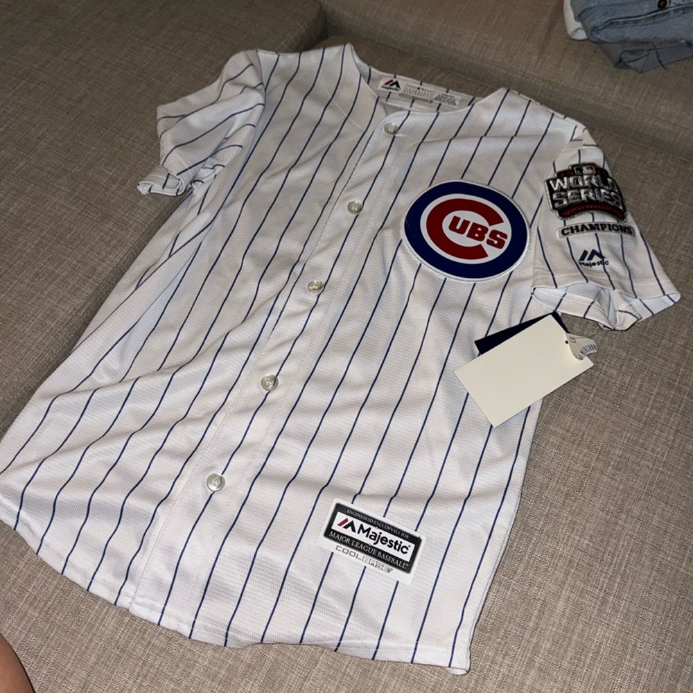 Youth Medium Cubs Bryanr 2016 World Series Champion Jersey